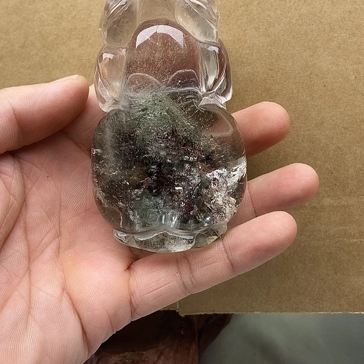 荷***清水晶大型摆件（非配饰）未镶嵌