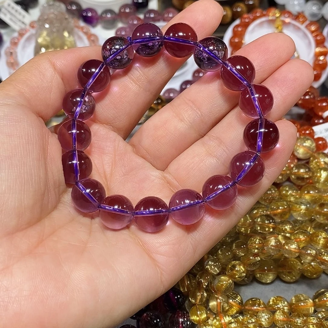 未镶嵌手链水晶紫水晶12