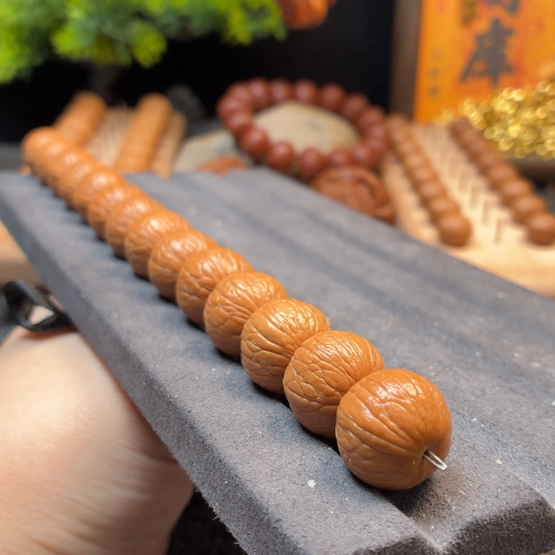 小***民猴头核桃手串强迫症17聚宝盆