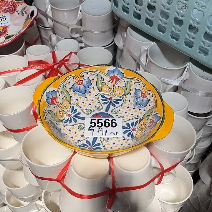 搪瓷微瑕外贸餐具5566