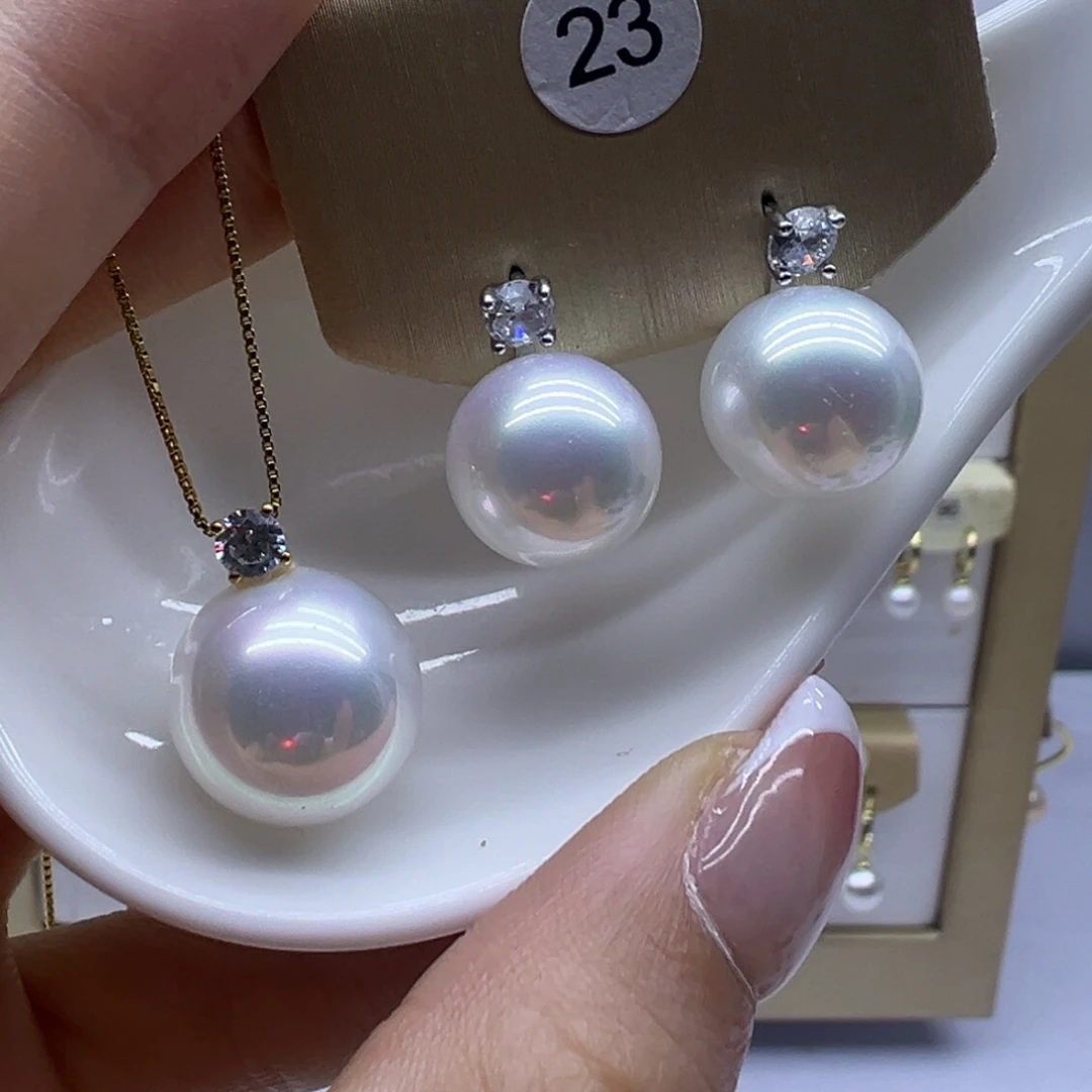 吊坠(赠链)18K金镶嵌淡水珍珠