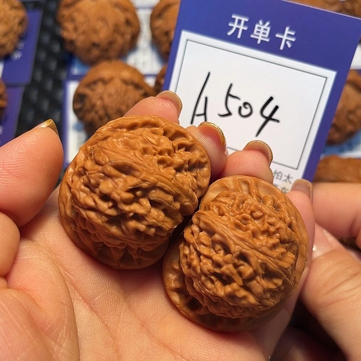 桃核把件41宫灯A504