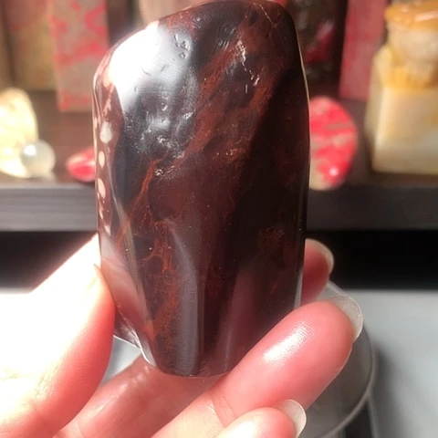 昌化石昌化朱沙随形