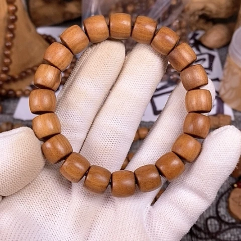 檀香木手串/手链老山檀香10/11直切沉水微瑕疵