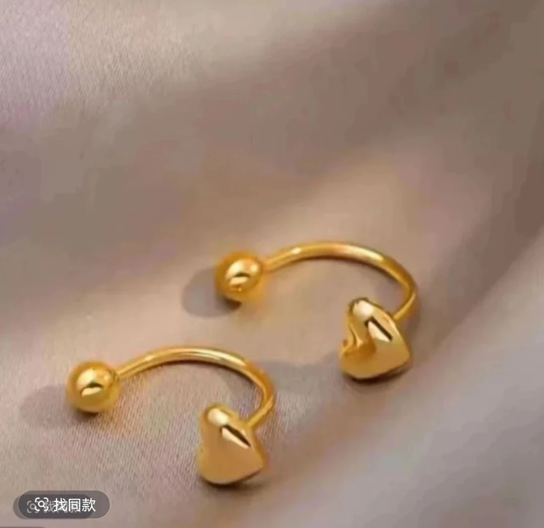 钛钢耳饰 爱心时尚简约耳环