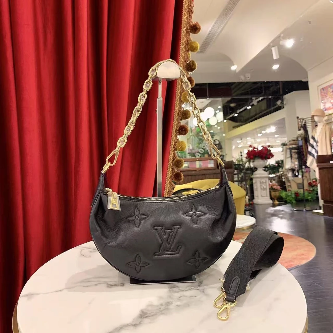 95新 LouisVuitton/路易威登 GGS丨黑overthemoon单肩包/97317016