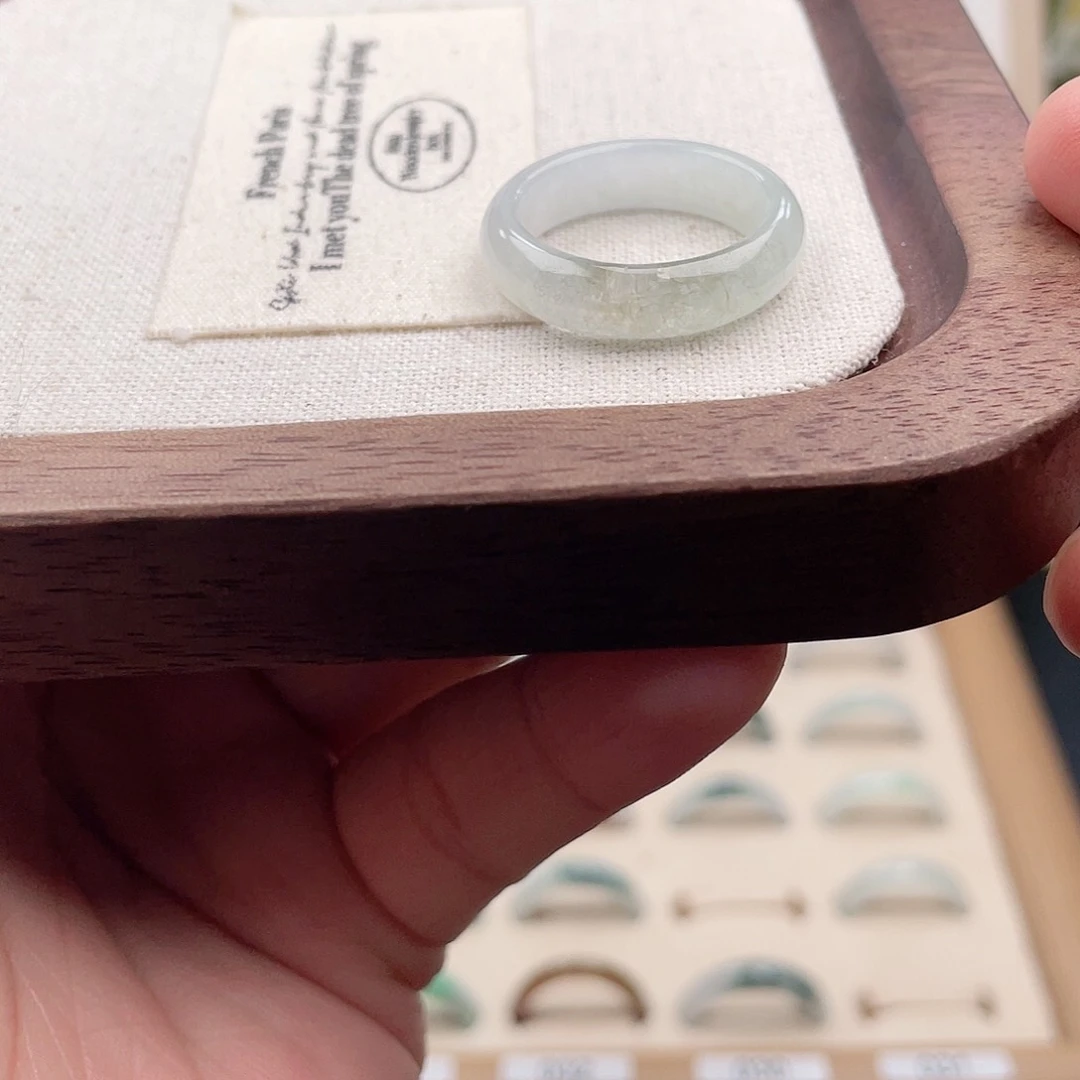 翡翠戒指未镶嵌25 号 港码 18