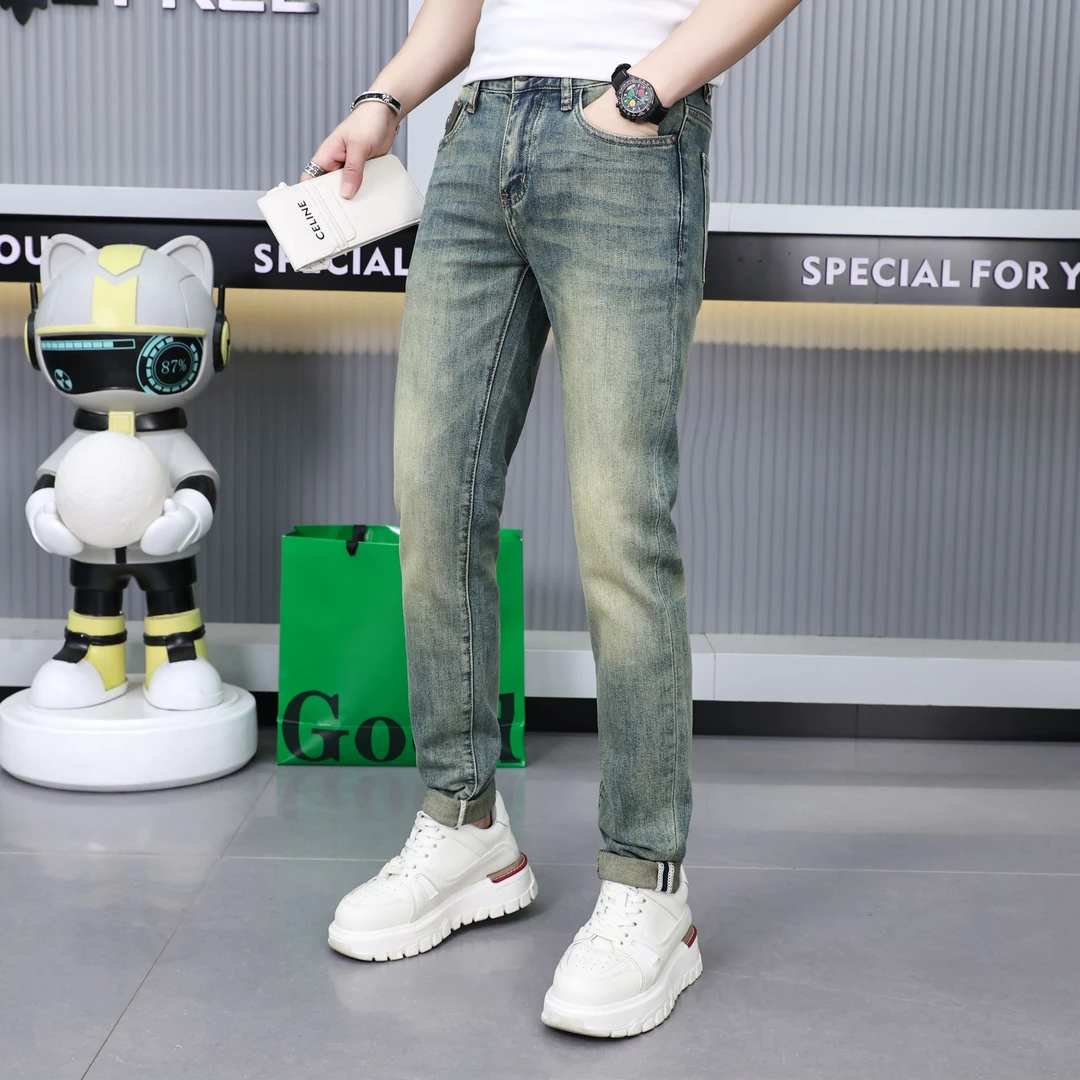 欧若风高品质欧货男装牛仔裤修身小直筒断码请勿直接拍C01-C99