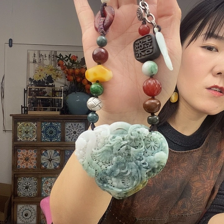 翡翠项链未镶嵌项链