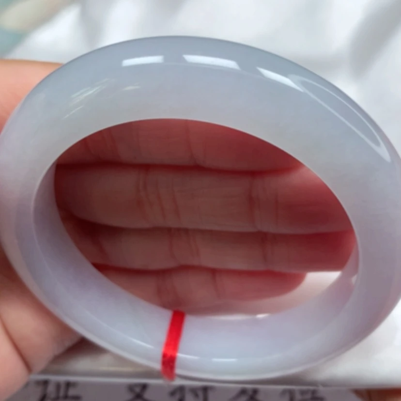 【闪购商品】翡翠手镯未镶嵌冰胶仙紫洒金手镯5556圈10号