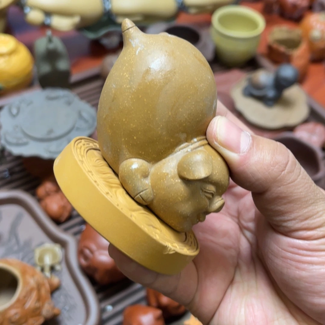 紫砂茶宠紫砂瑕疵