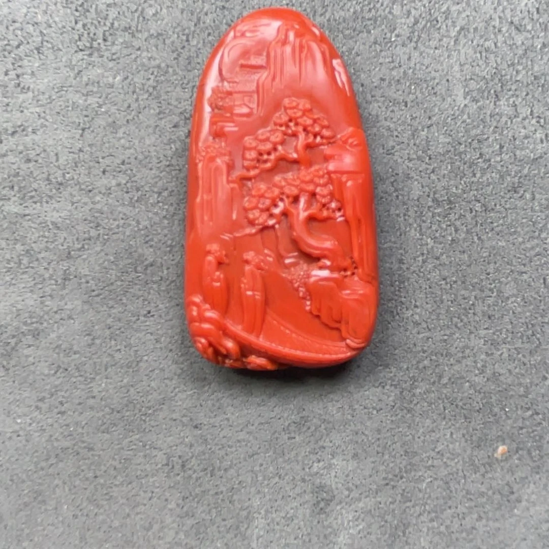 南红玛瑙山水牌未镶嵌用****0