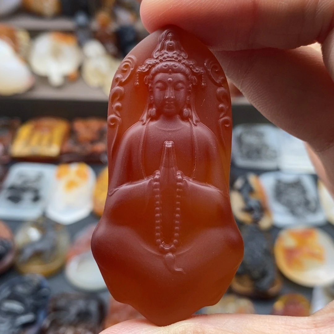 玛瑙/玉髓吊坠(不含链)未镶嵌