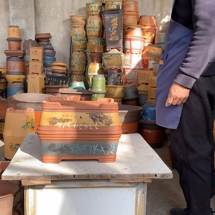 紫砂花盆紫砂花盆