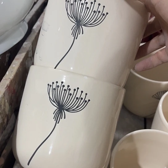 多肉绿植陶瓷花盆9.9花盆有孔