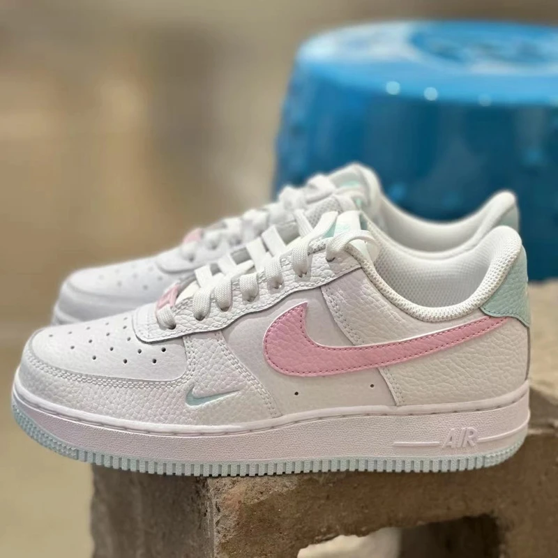 NIKE/耐克AF1空军一号女鞋蓝粉独角兽百搭板鞋运动鞋IH0640-161