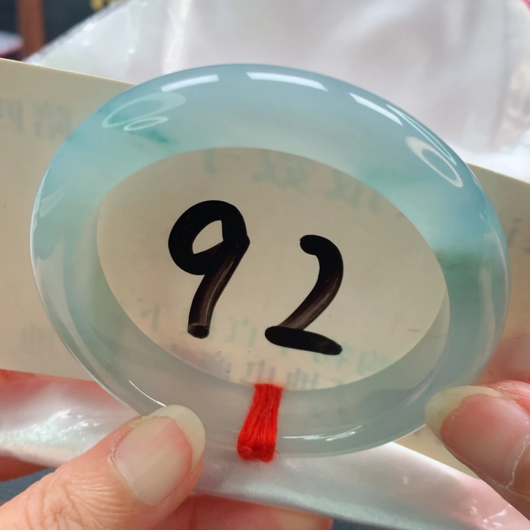 未镶嵌手镯翡翠正圈冰胶飘花