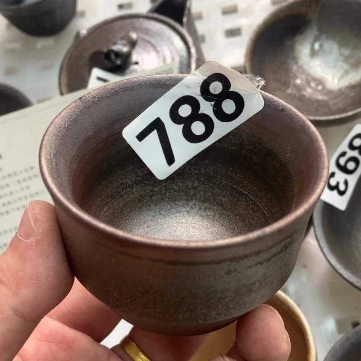 柴烧杯子与宝瓶大放漏