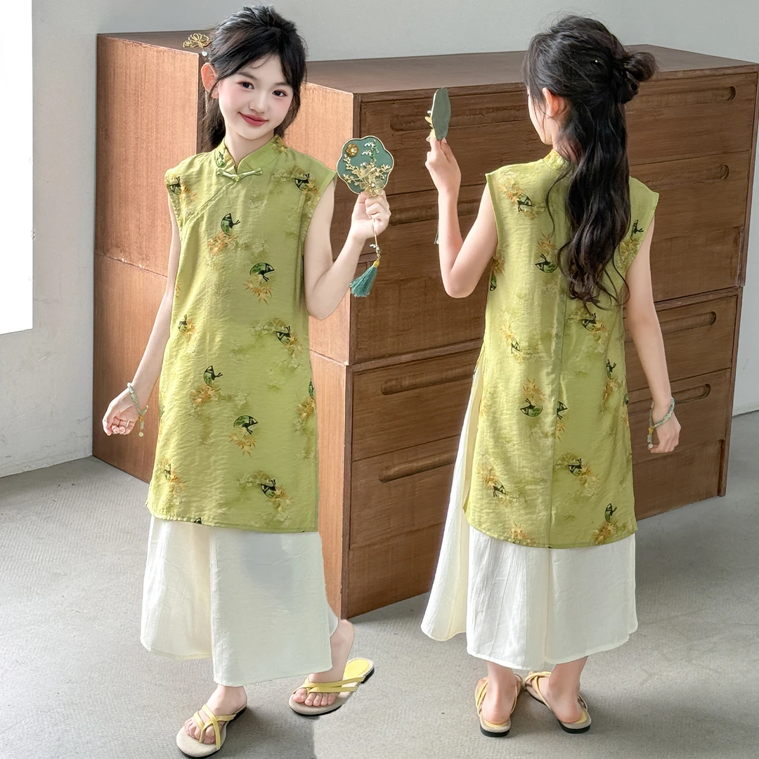 夏款洋气民族风夏季古风公主旗袍