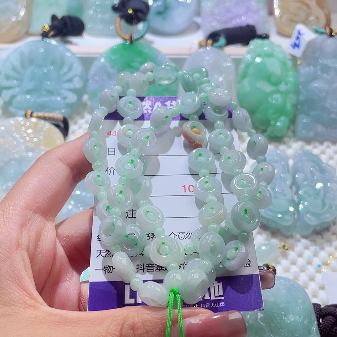 颈饰未镶嵌翡翠翡翠