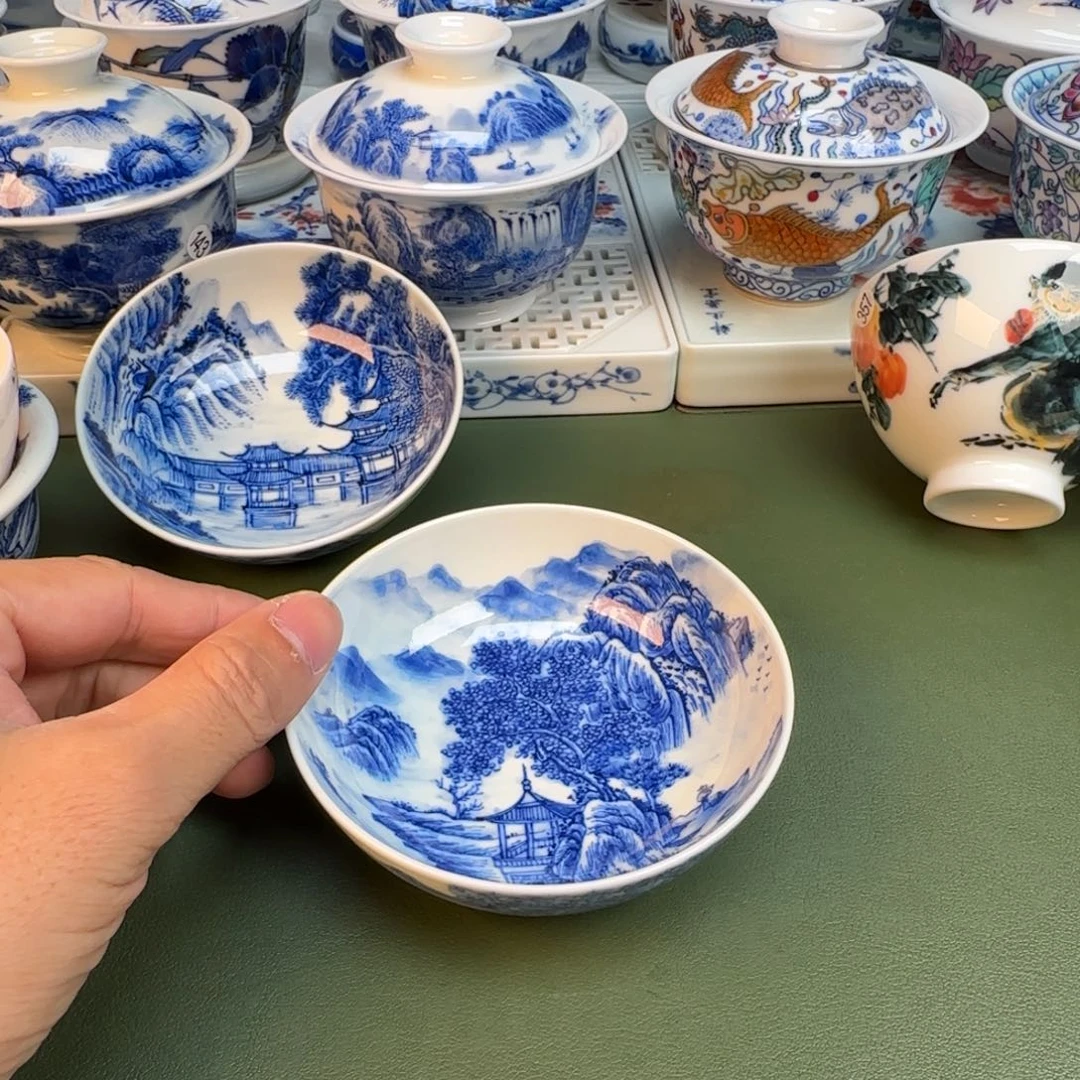 陶纯手工纯手绘茶具371