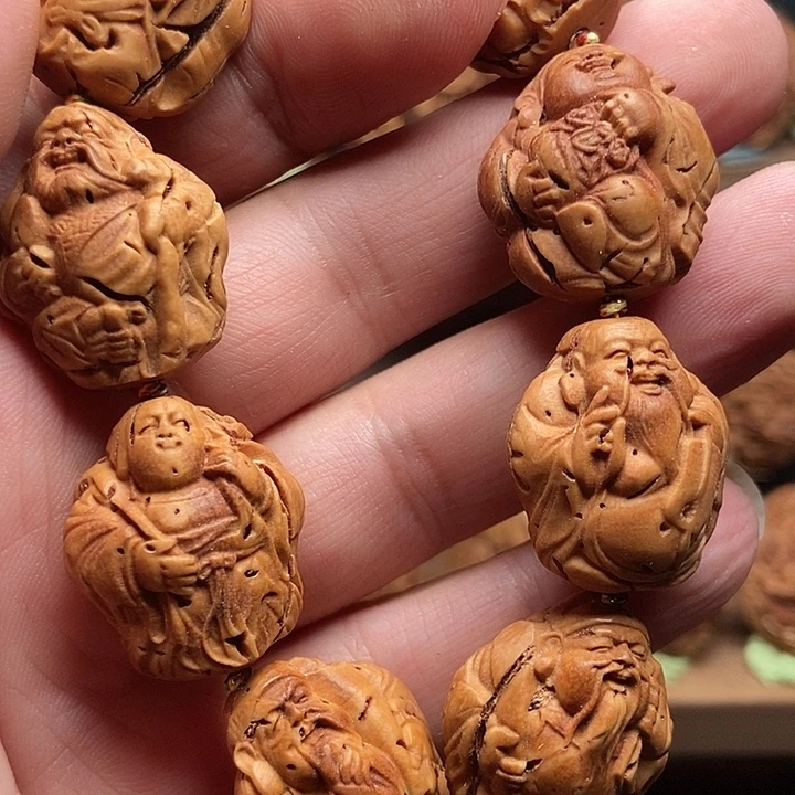 桃核整身八仙祝寿