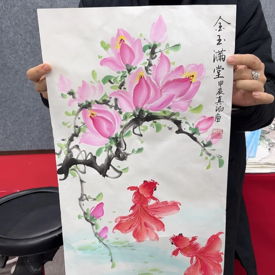 国画国画作品多次入选国内外展出