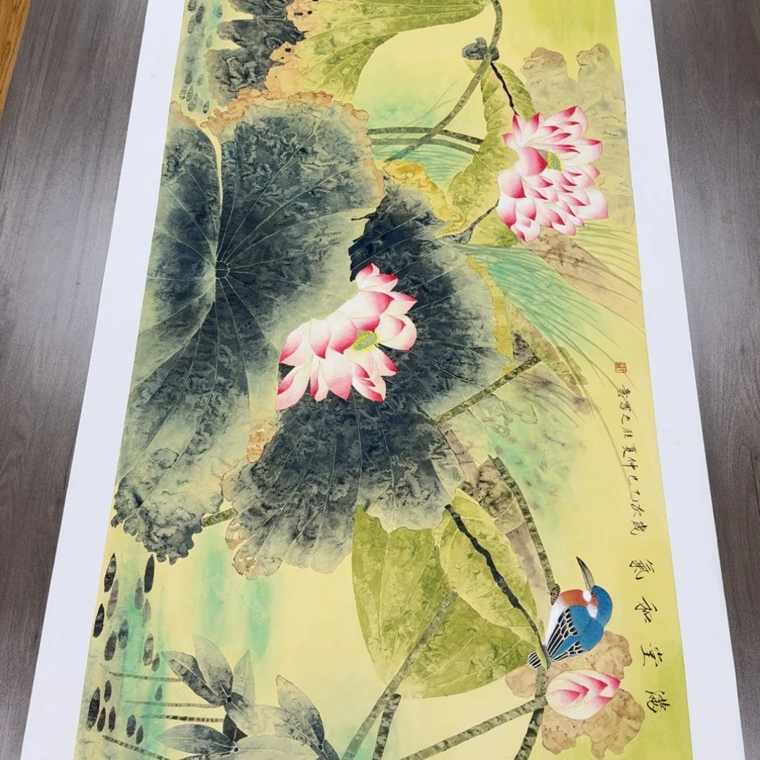 国画国画作品山水花鸟