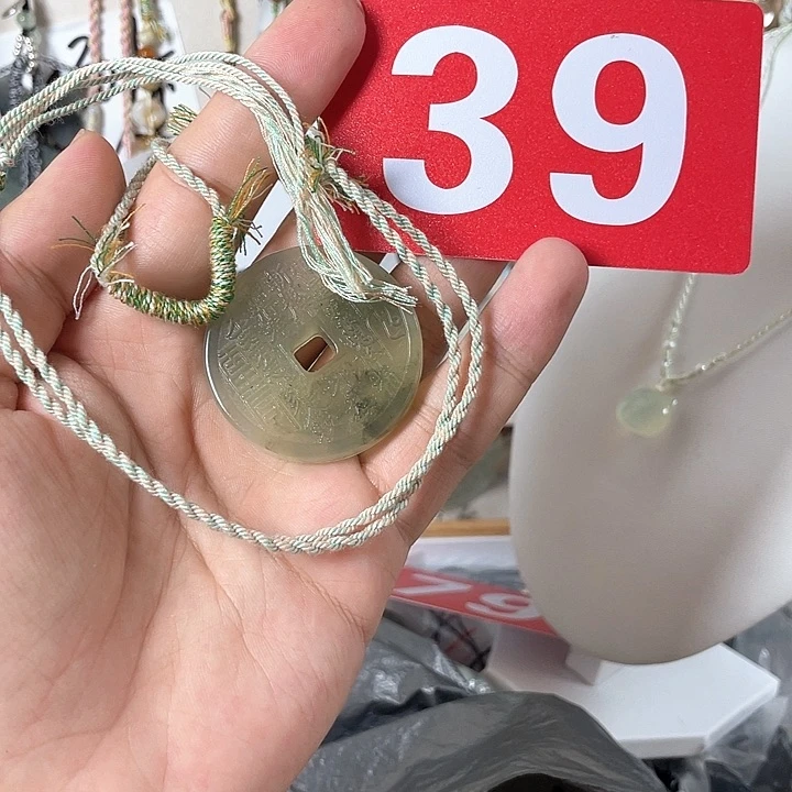 蛇纹石玉合金颈饰