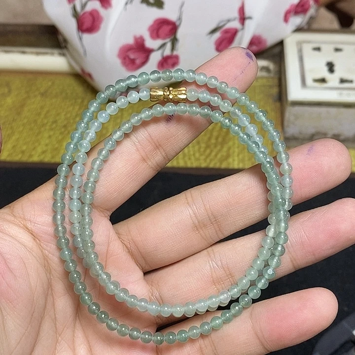 未镶嵌定制翡翠翡翠珠链