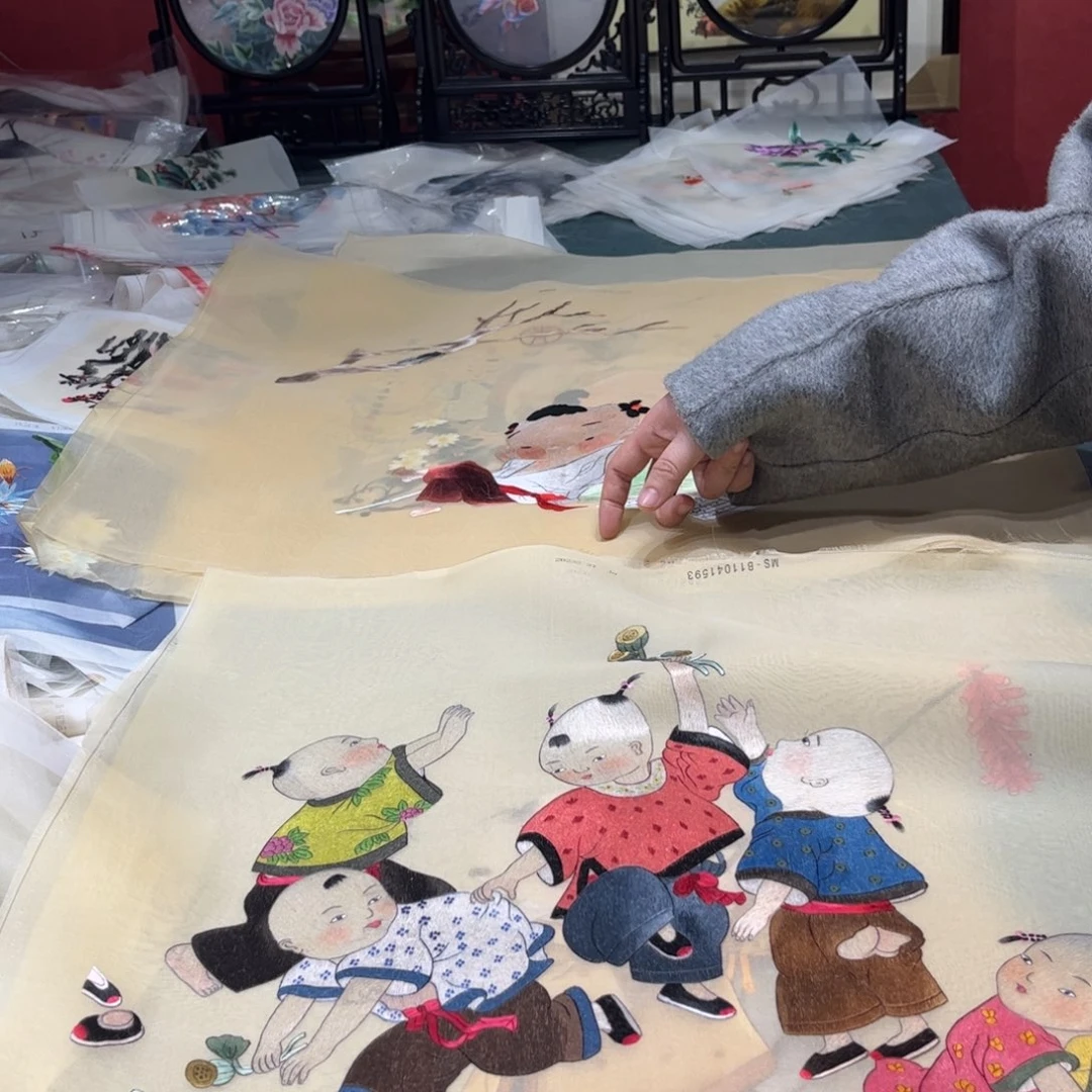 雁***翎织绣纯手工制作的一款