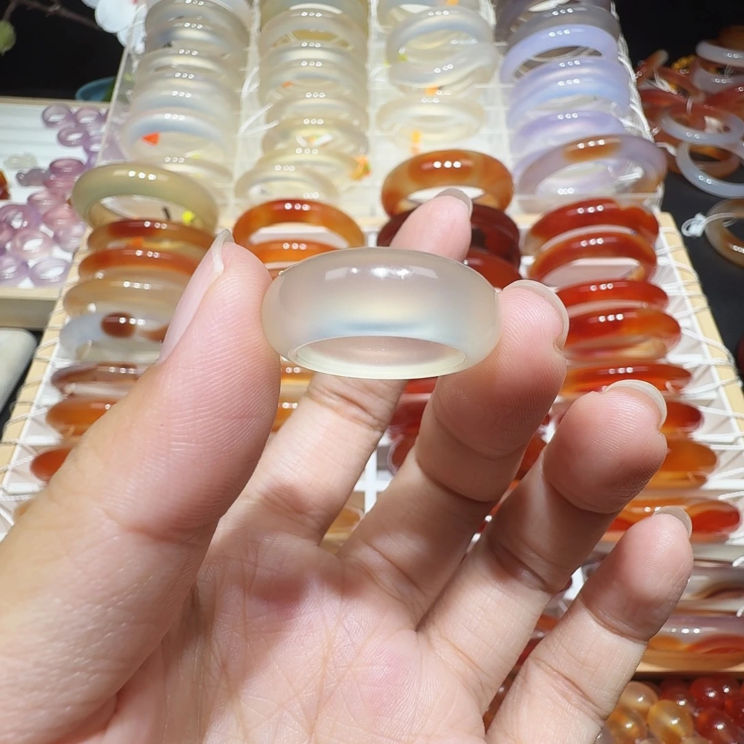 玛瑙/玉髓未镶嵌戒圈