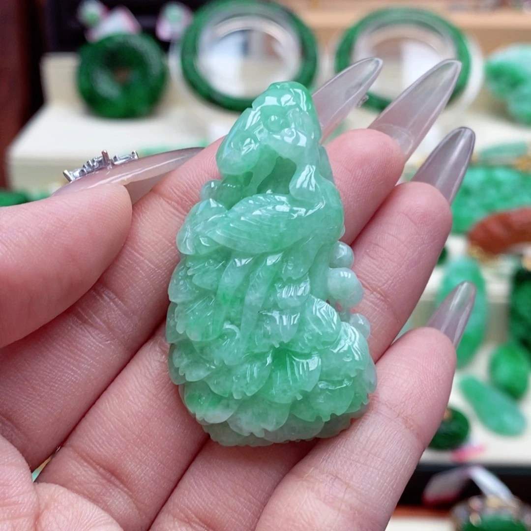 颈饰未镶嵌翡翠翡翠吊坠