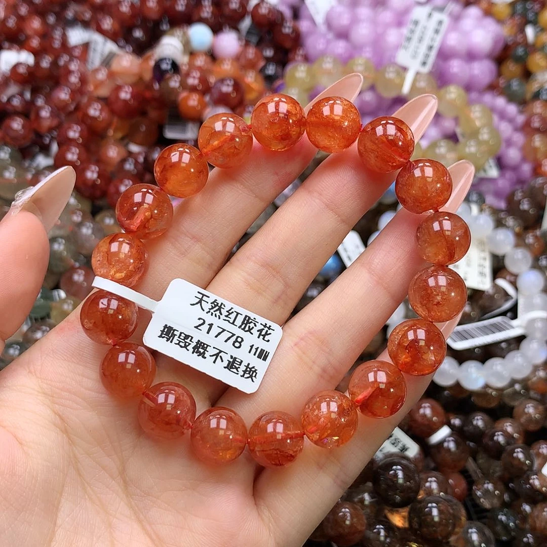 水晶手链未镶嵌，