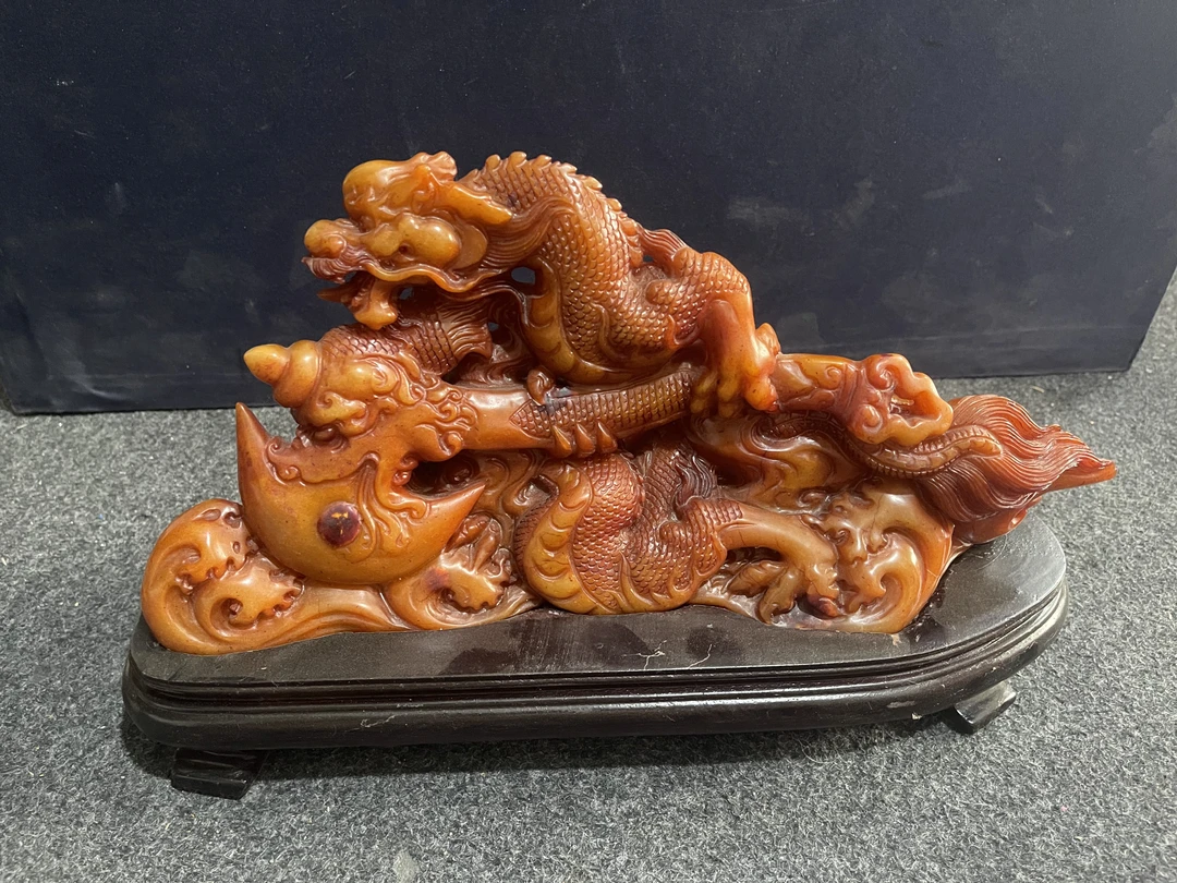 府上有龙纯手工巧雕神龙家居送礼高端摆件