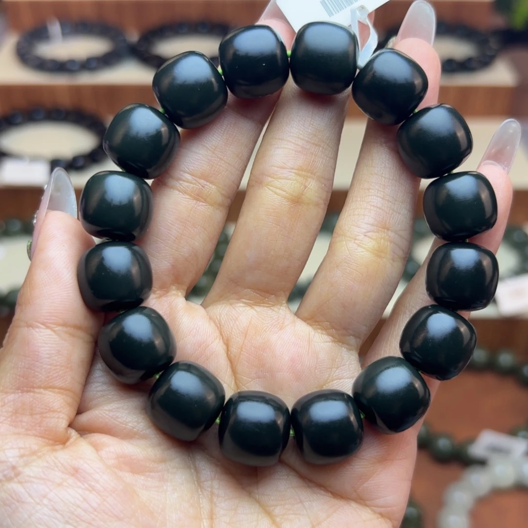 清***弦和田玉未镶嵌手链