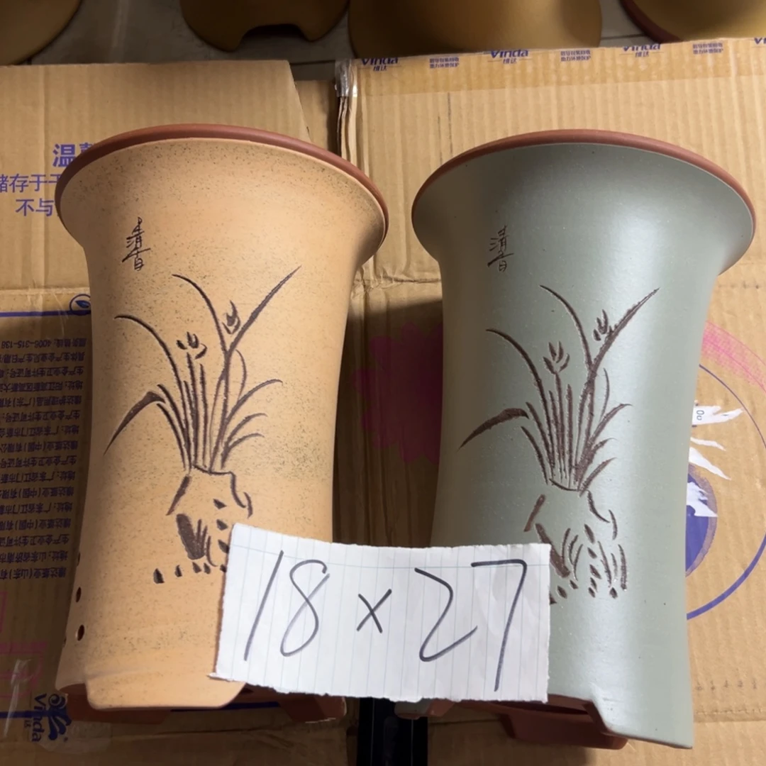 宜兴川阁紫砂花盆