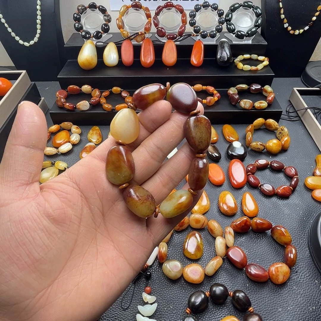 和田玉套链未镶嵌