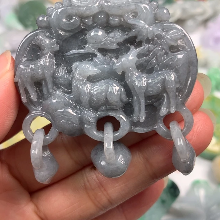 颈饰未镶嵌翡翠翡翠