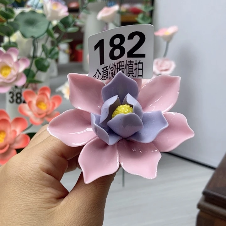 陶瓷手工制作陶瓷花