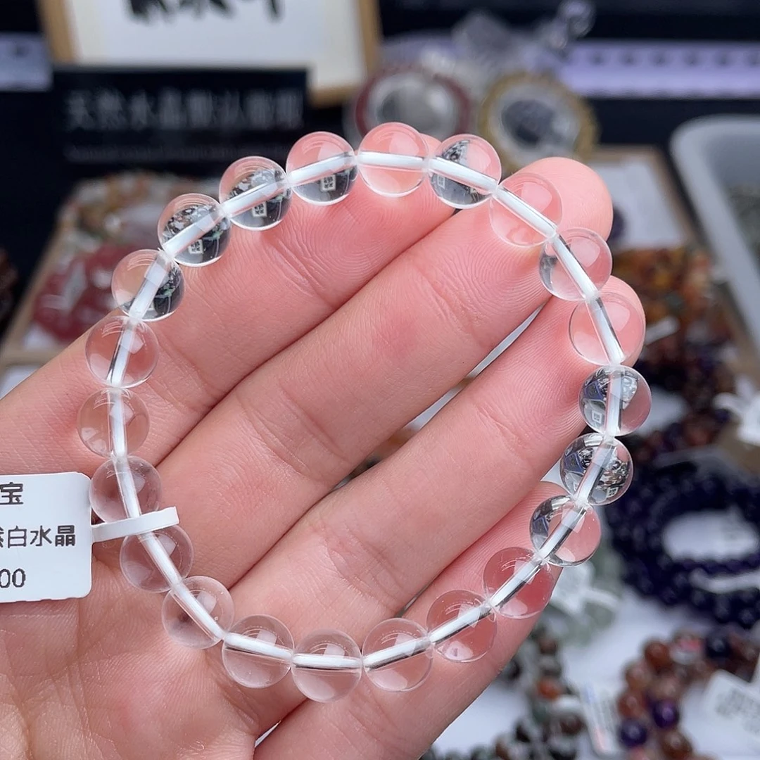 水晶手串未镶嵌天然