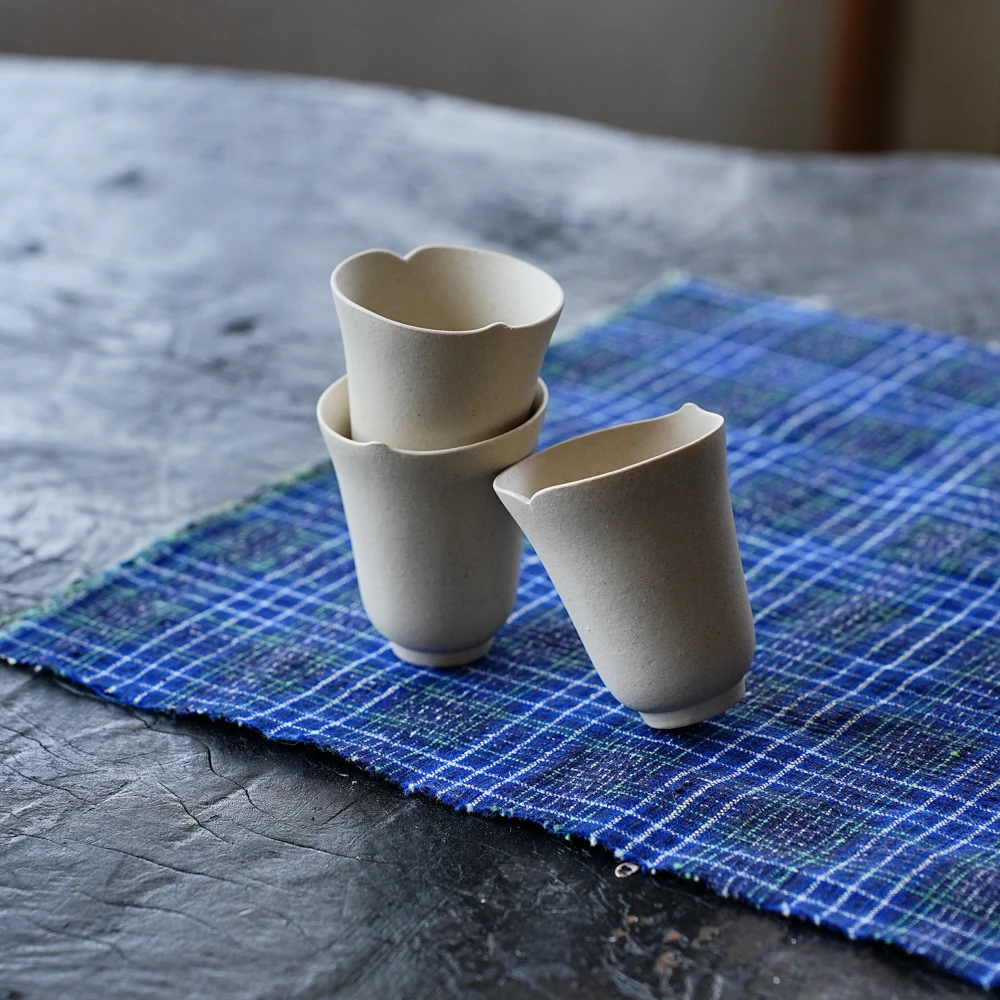 树屿集   | 《桃心白段杯一只》 紫砂