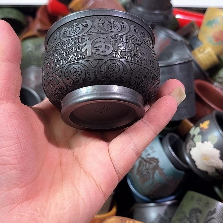 茶杯紫砂全手工紫砂主人杯