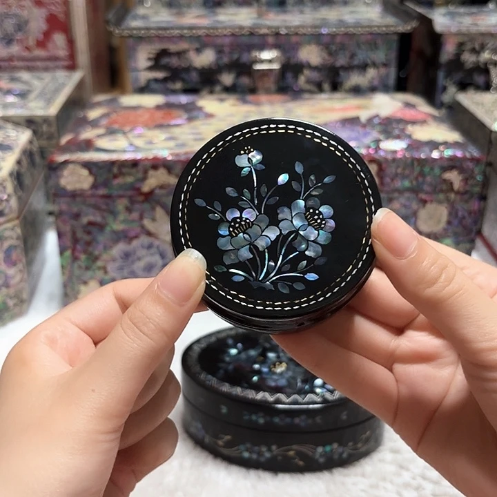 点螺工艺戒指盒手工小件