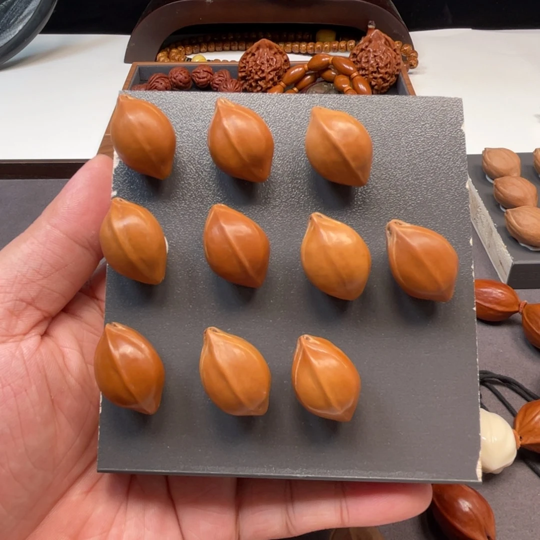 手串/手链橄榄核1.6x2.4 精抛原生态梅林铁核