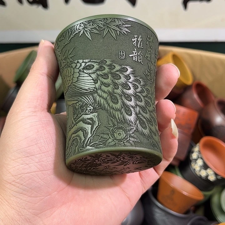 茶杯紫砂全手工紫砂主人杯