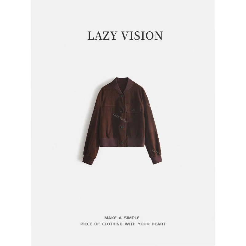 LAZYVISION小羊女士皮衣外套ZMD-24991