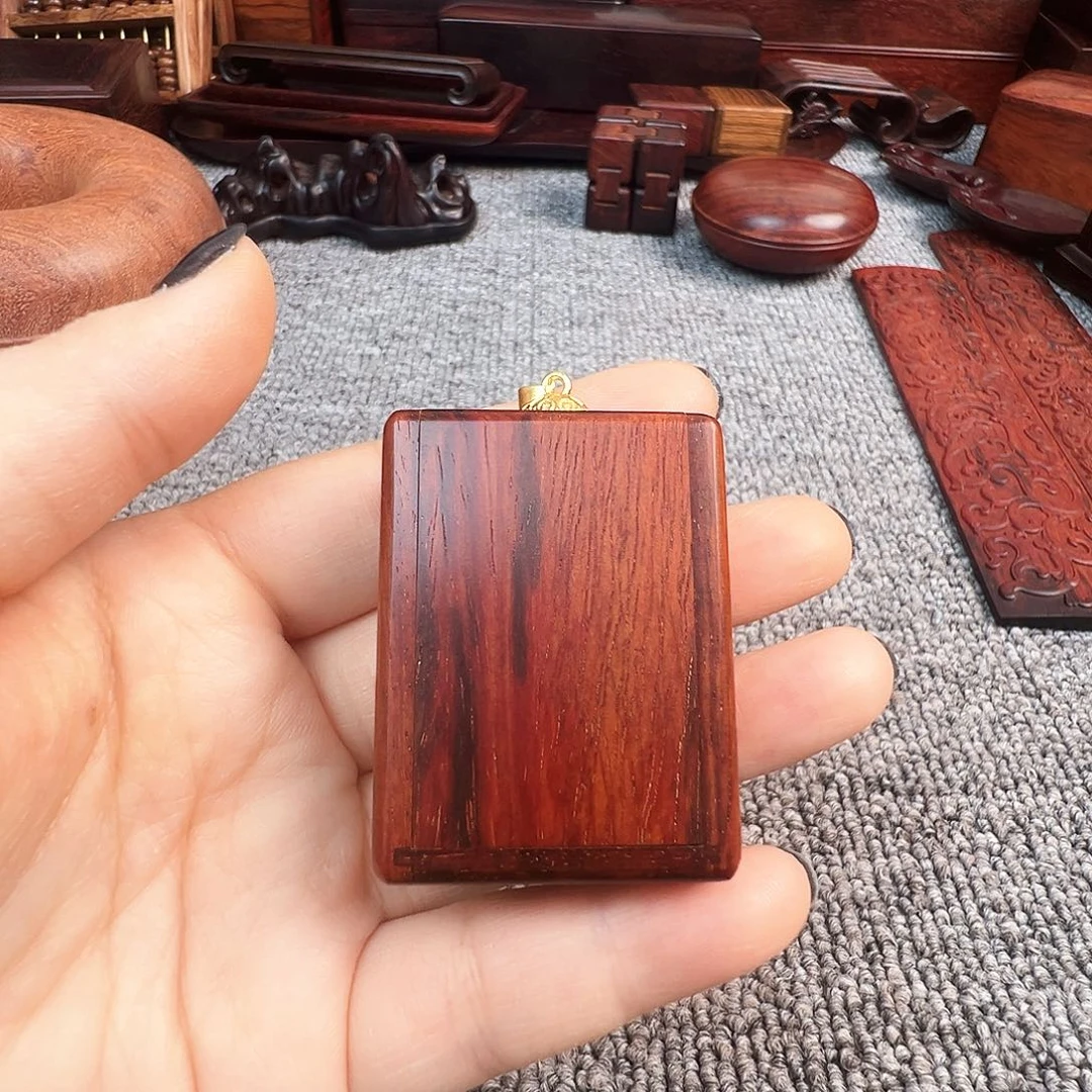 檀香紫檀（小叶紫檀）嘎乌盒