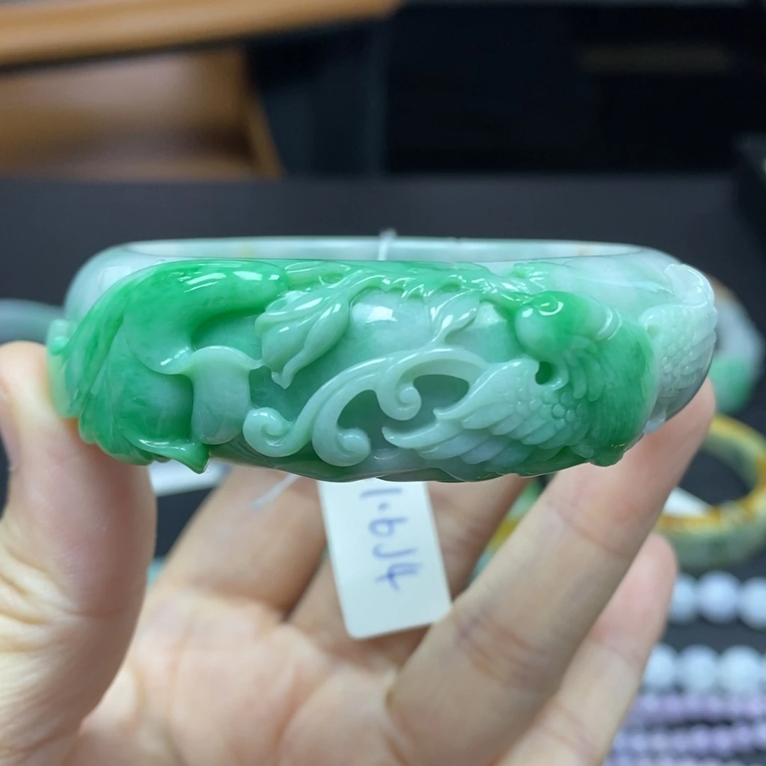 翡翠颈饰未镶嵌57.2圈口47号