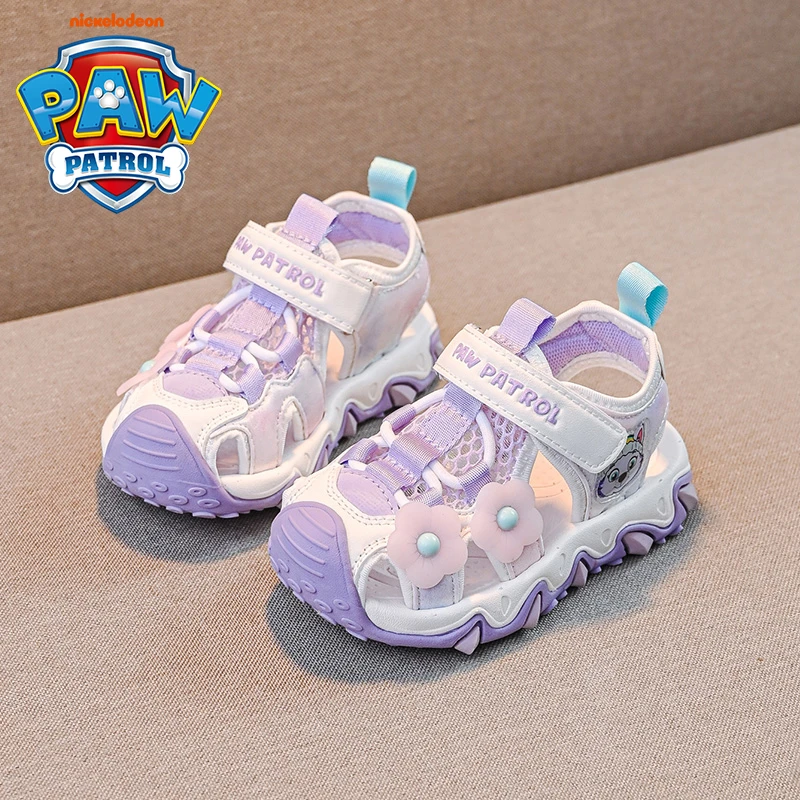 汪汪队童鞋女童凉鞋夏款2025新款软底包头中小童运动儿童鞋子防滑